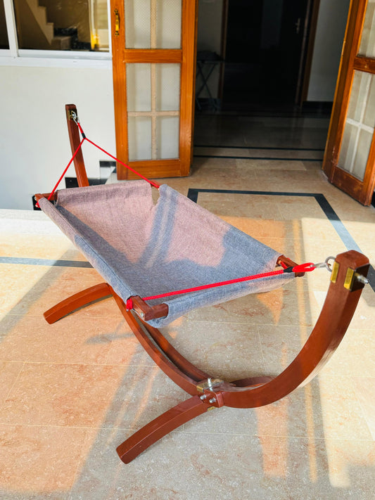 Wooden Hammock with Stand for Kids